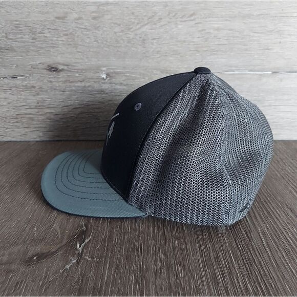 PACIFIC HEADWEAR CDA IDAHO LOGO BLACK GRAY FITTED HAT YOUTH 6 3/8 - 6 7/8 - Picture 3 of 6